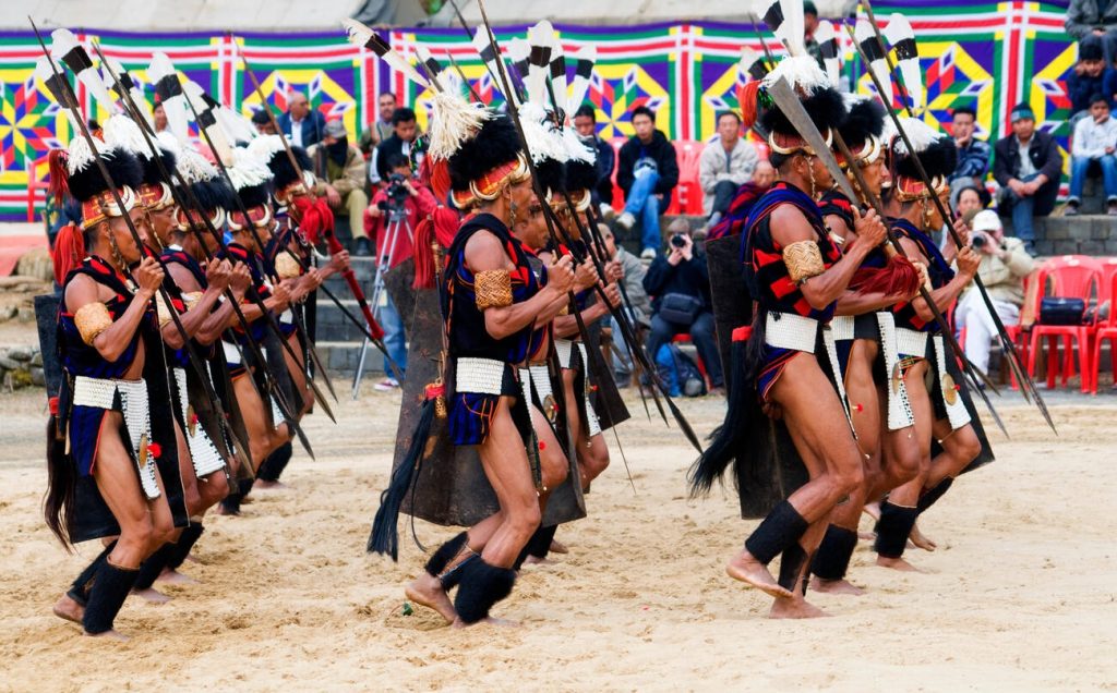 Naga war dance