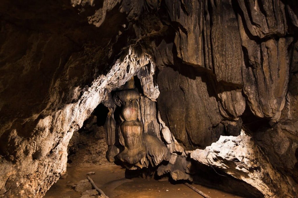 Interior garden of caves