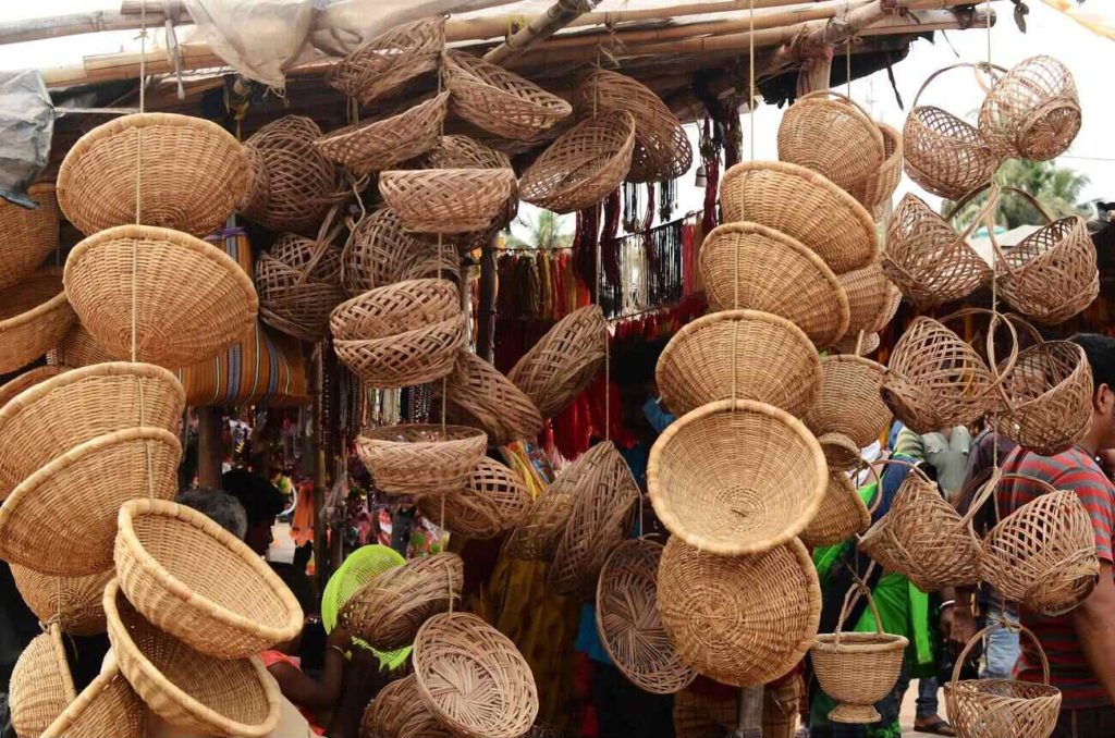 Basketry handicrafts of meghalaya