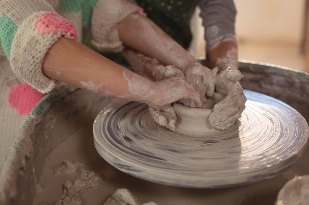 Pottery making handicrafts of Meghalaya